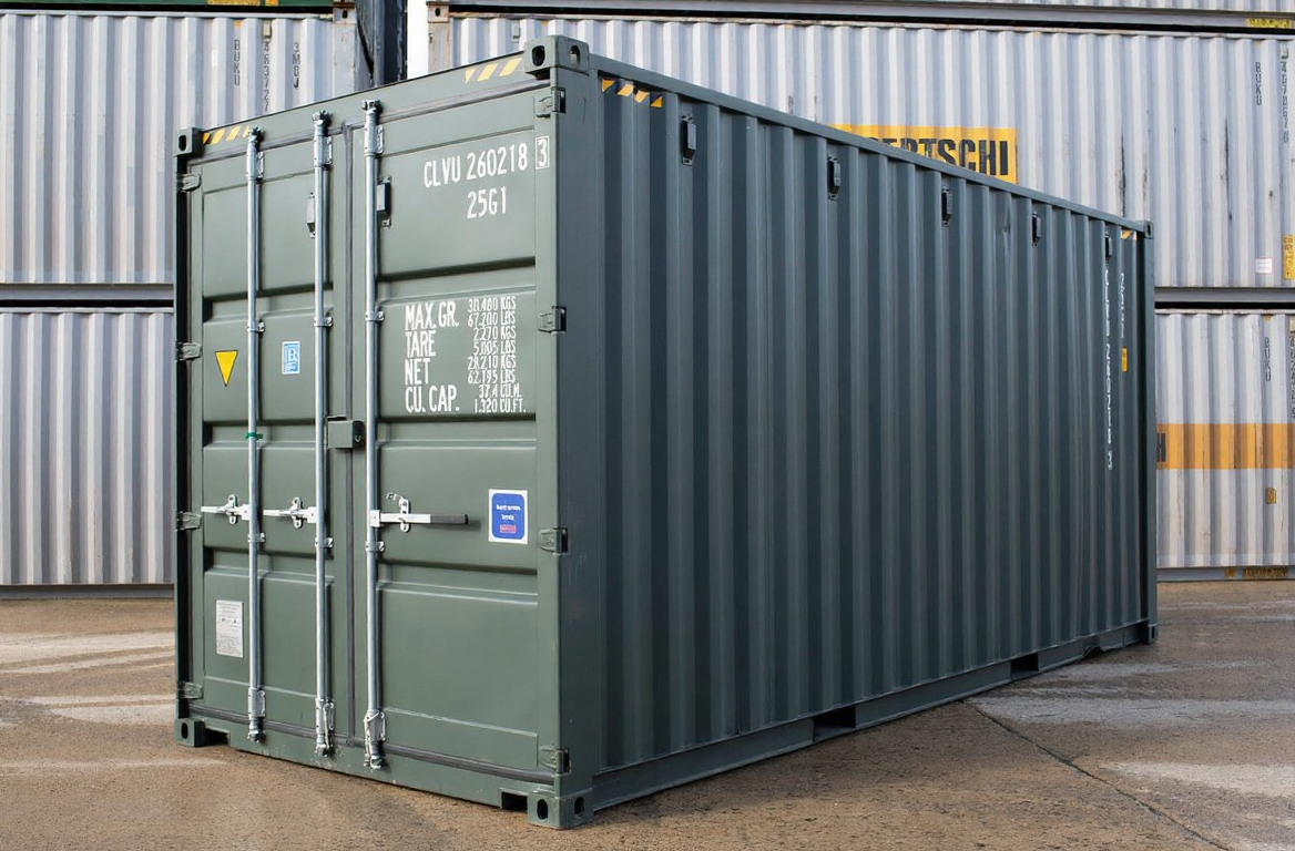 20ft green high cube 5